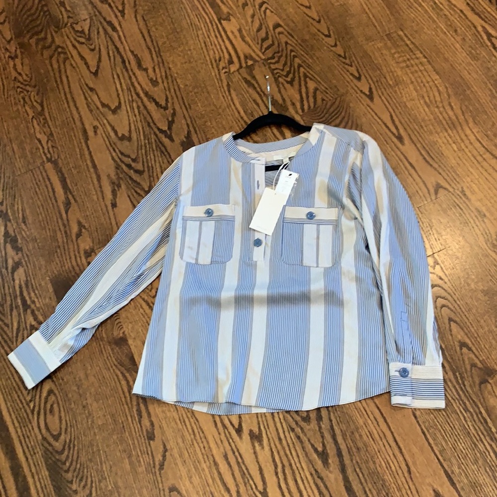 JOIE FANE STRIPED BLOUSE NWT - Picture 4 of 9